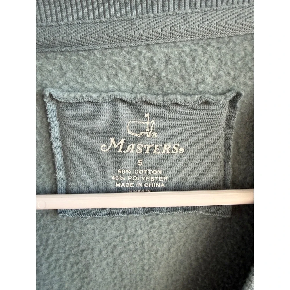 Masters Tournament Golf Crewneck Sweatshirt Blue Augusta National Small